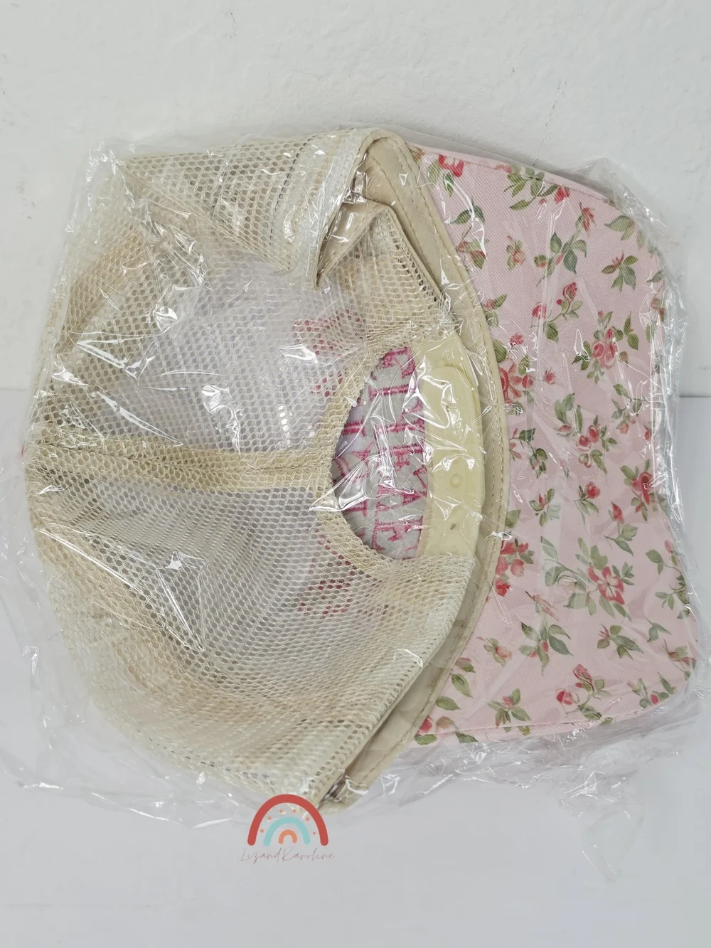 New! Raising Believers Floral Pink Mesh Trucker Hat